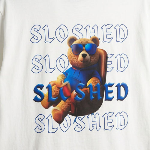 Sloshed Bear Oversized Tee